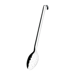Vogue Long Perforated Spoon with Hook 16" - [L672]