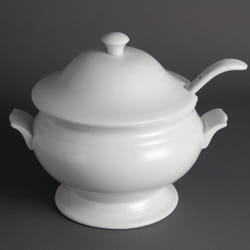 Olympia Soup Tureen and Ladle 2.5Ltr 88oz - [Y094]