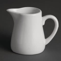 Olympia Whiteware Cream and Milk Jugs 170ml 6oz (Pack of 6) - [U819]