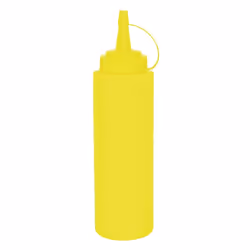 Vogue Yellow Squeeze Sauce Bottle 35oz - [W834]