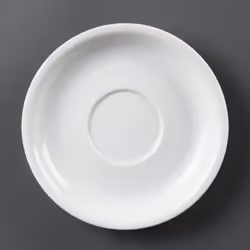 Olympia Whiteware Cappuccino Saucers 160mm (Pack of 12) - [CB463]