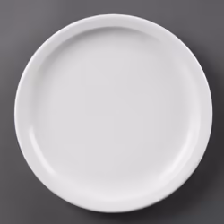 Olympia Whiteware Narrow Rimmed Plates 230mm (Pack of 12) - [CB489]