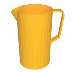 Kristallon Polycarbonate Jug Yellow 1.4Ltr - [CE278]