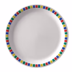 Kristallon Fairground Melamine Dinner Plates 230mm (Pack of 12) - [DP981]