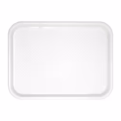 Kristallon Small Polypropylene Fast Food Tray White 345mm - [GF995]