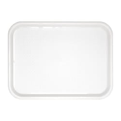 Kristallon Medium Polypropylene Fast Food Tray White 415mm - [GF996]