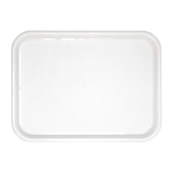 Kristallon Large Plastic Fast Food Tray White 450mm - [GF997]