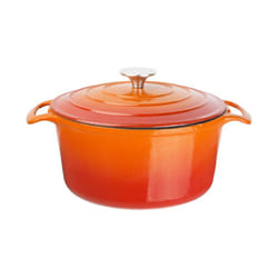 Vogue Orange Round Casserole Dish 4Ltr - [GH303]