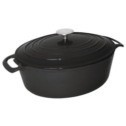 Vogue Black Oval Casserole Dish 6Ltr - [GH310]