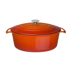 Vogue Orange Oval Casserole Dish 6Ltr - [GH312]
