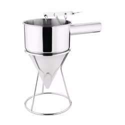 Vogue GG759 Stainless Steel Piston Funnel, 1.3 L Capacity