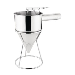 Vogue GG759 Stainless Steel Piston Funnel, 1.3 L Capacity