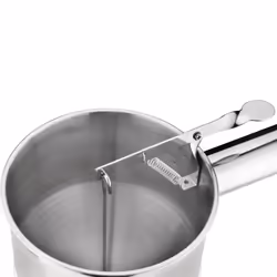 Vogue GG759 Stainless Steel Piston Funnel, 1.3 L Capacity