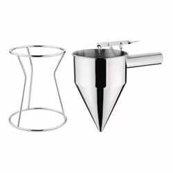 Vogue GG759 Stainless Steel Piston Funnel, 1.3 L Capacity