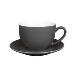 Olympia Cafe Cappuccino Cups Charcoal 340ml (Pack of 12)