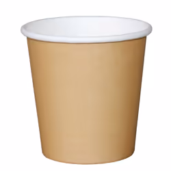 Fiesta Disposable Espresso Cups Single Wall Kraft 112ml / 4oz (Pack of 1000) - [GP447]