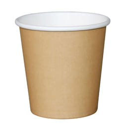 Fiesta Disposable Espresso Cups Single Wall Kraft 112ml / 4oz (Pack of 1000) - [GP447]