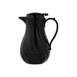 Olympia Insulated Swirl Jug Black 2Ltr