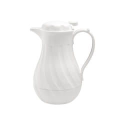 Olympia Insulated Swirl Jug White 2Ltr