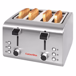 Caterlite 4 Slot Stainless Steel Toaster - [CP929]