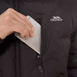 Trespass Mens Padded Jacket Casual Winter Coat Xxs - XXL, Black