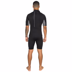 Trespass Mens Wetsuit Short Sleeved Neoprene Scuba - XXS, Black