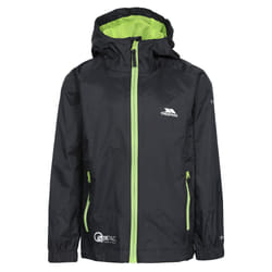 Trespass Qikpac Kids Waterproof Jacket - 3-4 Years, Black