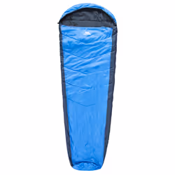 Trespass Sleeping Bag 3 Season Mummy Shape Doze - One Size, Royal Blue