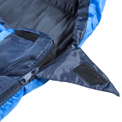 Trespass Sleeping Bag 3 Season Mummy Shape Doze - One Size, Royal Blue
