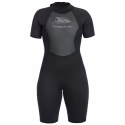 Trespass Womens Wetsuit 3mm Short Length Scubadive - 14, Black