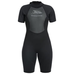 Trespass Womens Wetsuit 3mm Short Length Scubadive - 14, Black