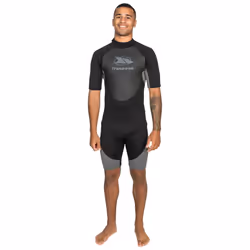 Trespass Mens Wetsuit Short Sleeved Neoprene Scuba - M, Black