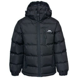 Trespass Boys Padded Jacket Hooded Tuff - 9-10 Years, Black