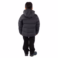 Trespass Boys Padded Jacket Hooded Tuff - 2-3 Years, Flint
