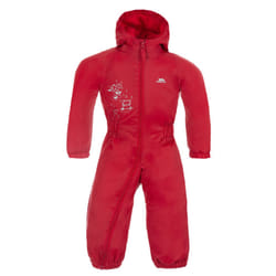 Trespass Babies Rainsuit Waterproof Dripdrop - 12/18, Signal Red