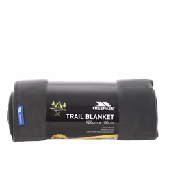 Trespass Picnic Travel Microfleece 120x180cm - EACH, Charcoal