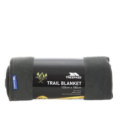Trespass Picnic Travel Microfleece 120x180cm - EACH, Charcoal