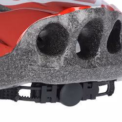 Trespass Kids Bike Helmet Tanky Red - 52/56, Metallic Red