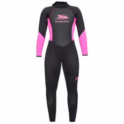 Trespass Womens Wetsuit 5mm Full Length Aquaria - 10, Black