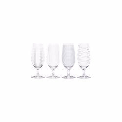 Mikasa Cheers Pack Of 4 Stemmed Pilsner Glasses