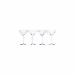Mikasa Cheers Pack Of 4 Champagne Saucers