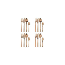 Mikasa Ciara Diseno 16 Piece Cutlery Set PVD Copper