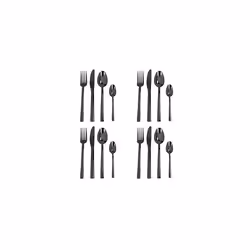 Mikasa Ciara Diseno 16 Piece Cutlery Set PVD Black