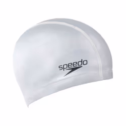 Unisex Ultra Pace Swimming Cap | 3 Panel Design , Silver, One Size