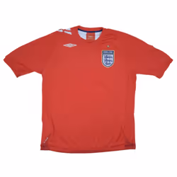 2006-2007 England Away Shirt (Kids) - LB