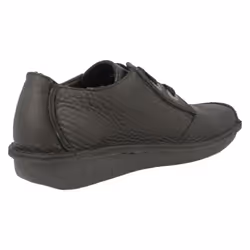 Ladies Clarks Comfortable Lace Up Flats Funny Dream - D Fit - UK 7.5, Black