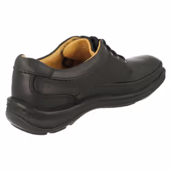 Mens Clarks Active Air Lace Up Shoes Nature Three - G Fit - UK 7.5, Black