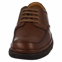 ) Mens Clarks Flexlight Wide Fitting Lace Up Shoe Swift Mile - H Fit - UK 6, Mahogany (Brown