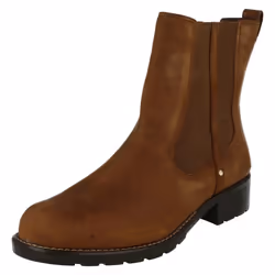 Ladies Clarks Chelsea Pull On Boots Orinoco Club - D Fit - UK 3, Brown