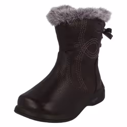 ) Clarks Girls Casual Boots Ice Lace GTX - G Fit - UK 4 Infant, Plum (Purple